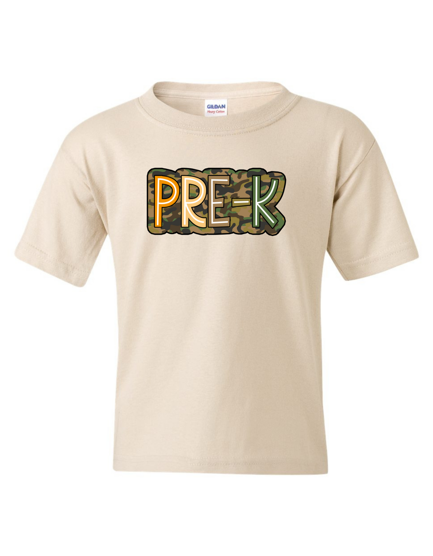 Boy's Camo Back to School Pre-k to 5th