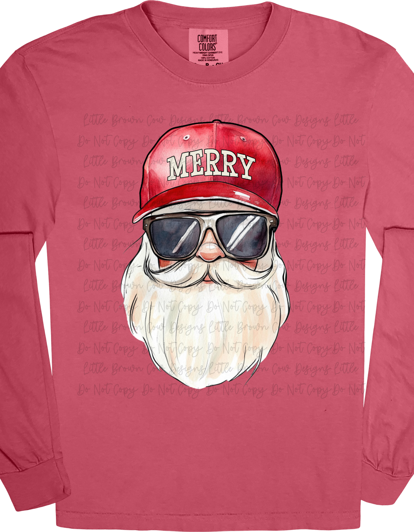 Santa with Baseball Cap