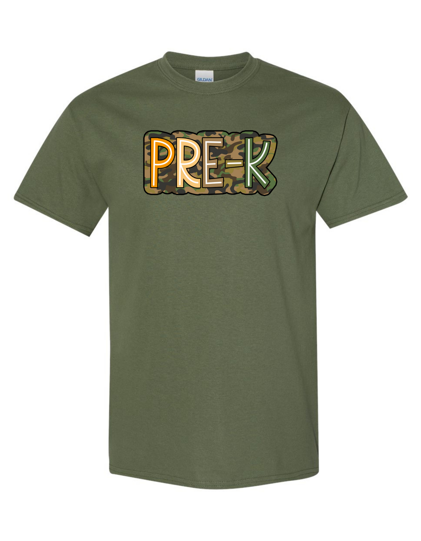 Boy's Camo Back to School Pre-k to 5th