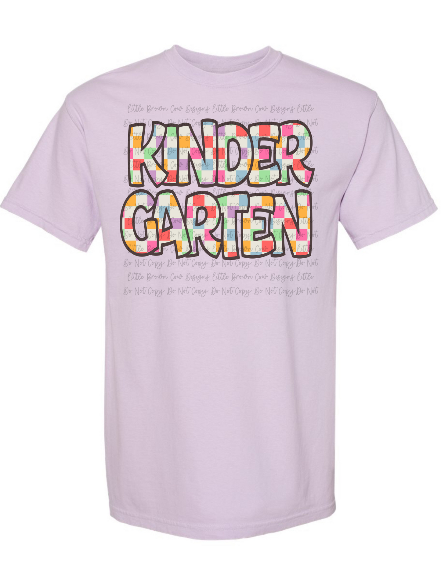 Colorful checkerboard Back to School