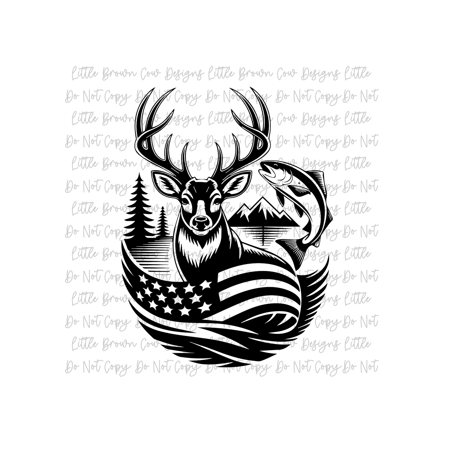 Hunting and Fishing Flag