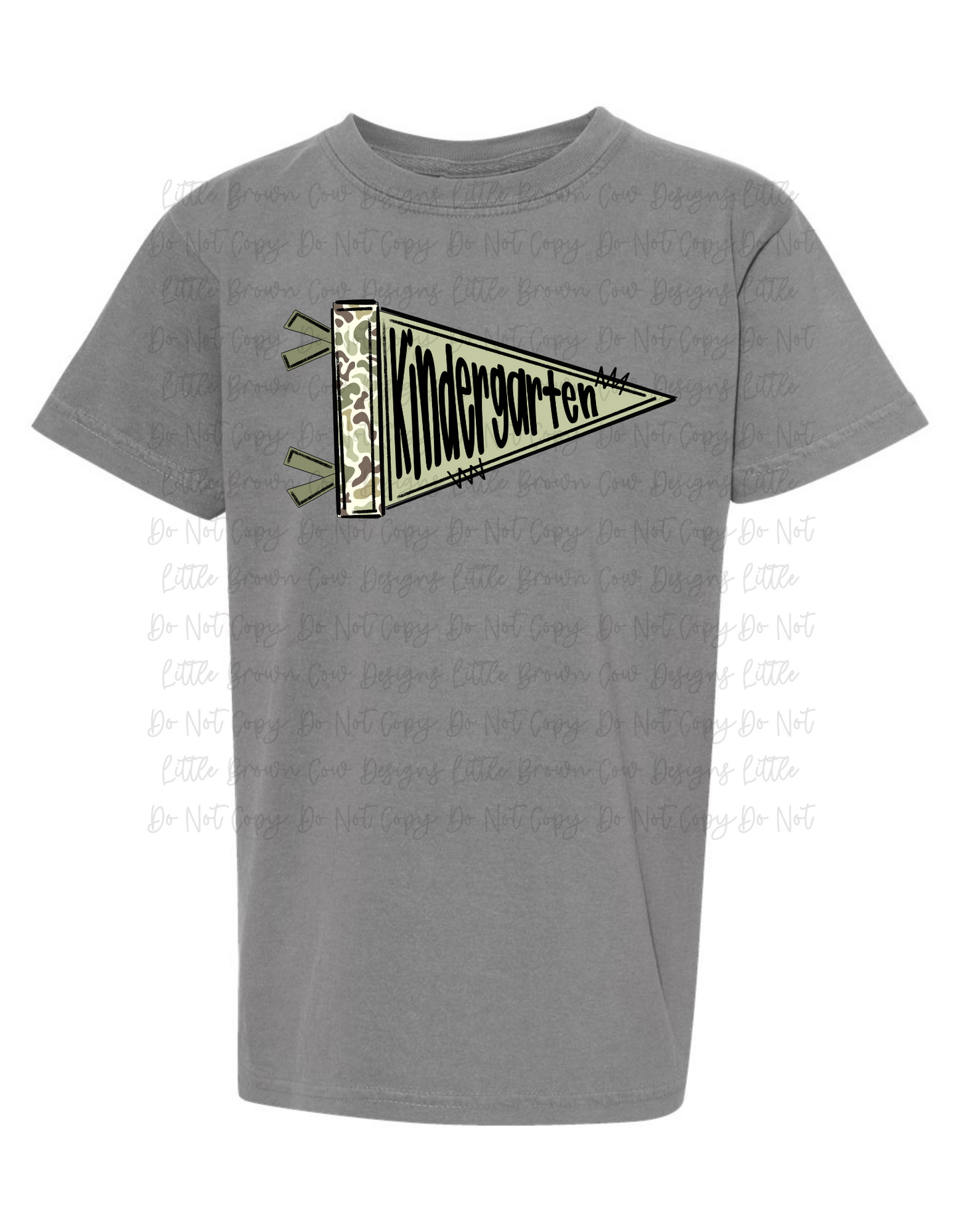 Boys Camo School Penant