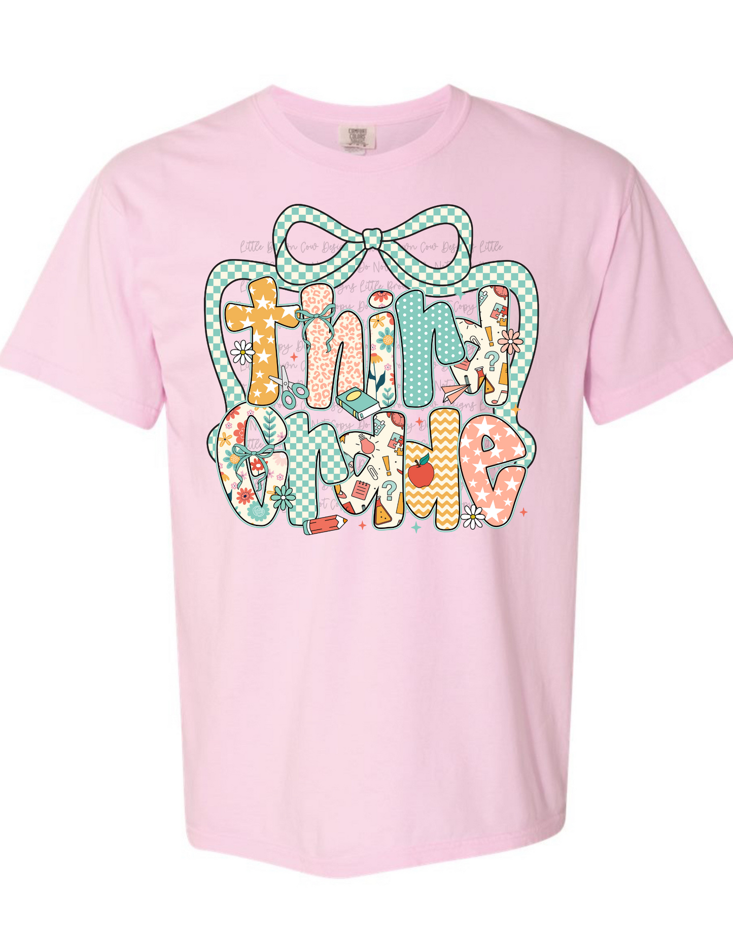 Green and White Check Back to School