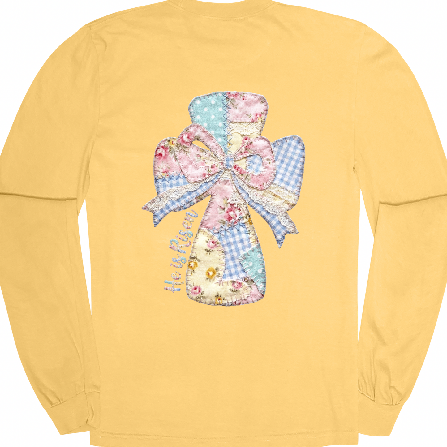 Pastel Patchwork Easter Cross