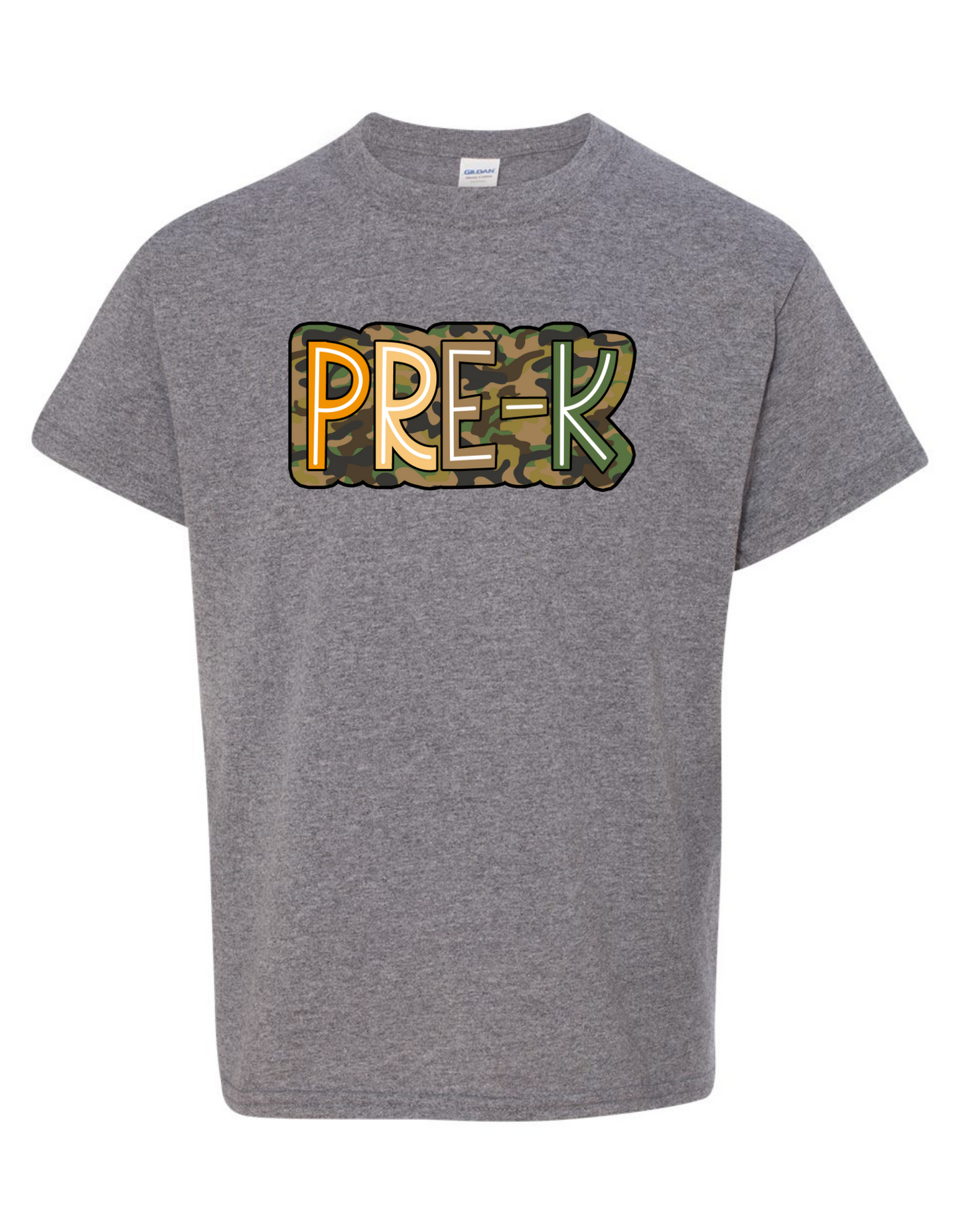 Boy's Camo Back to School Pre-k to 5th
