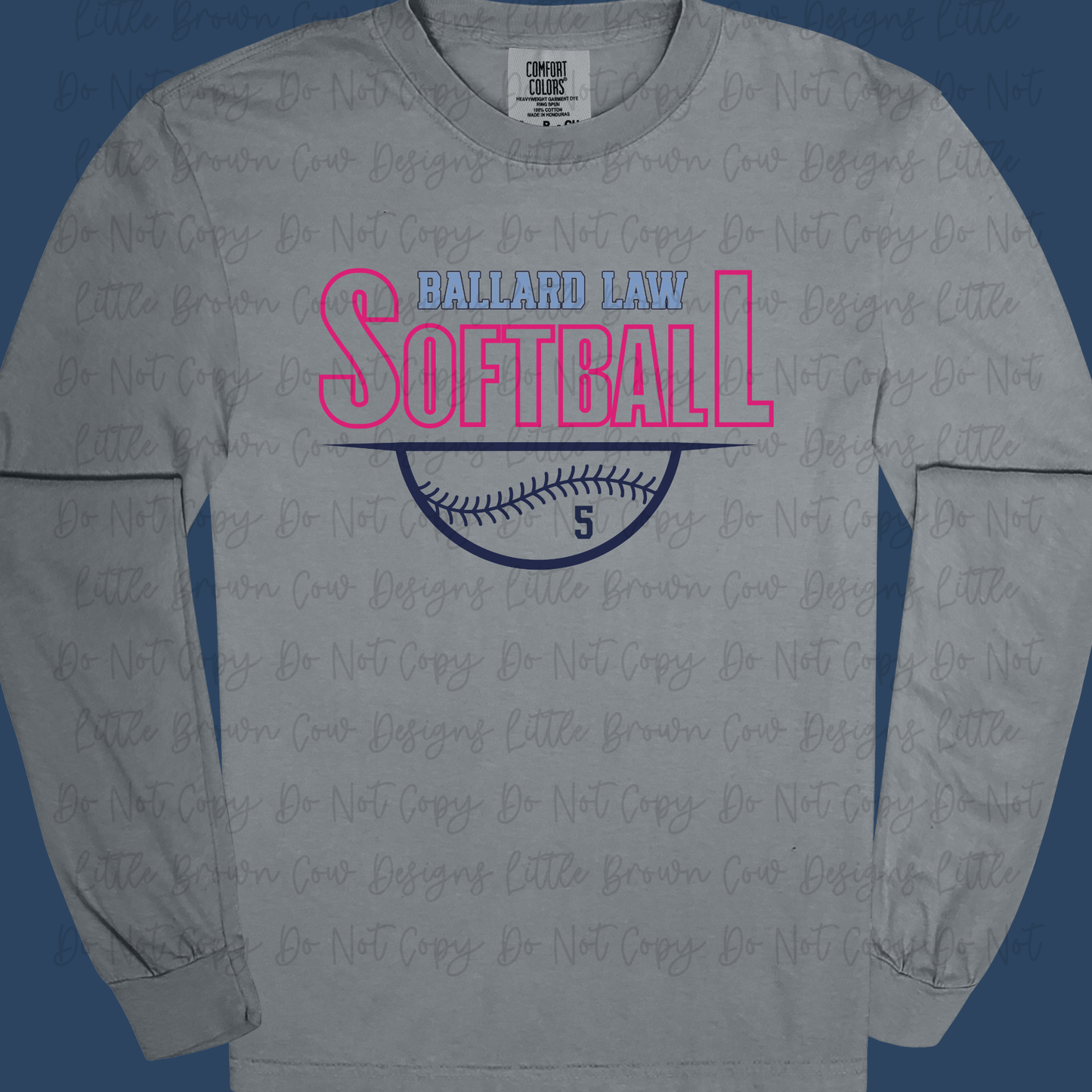 Ballard Law Softball Parent Shirt Softball 1