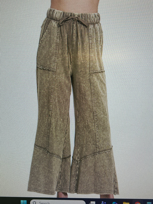 Zenana Marlin Brown pants