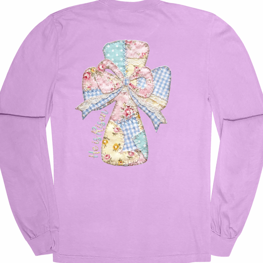 Pastel Patchwork Easter Cross