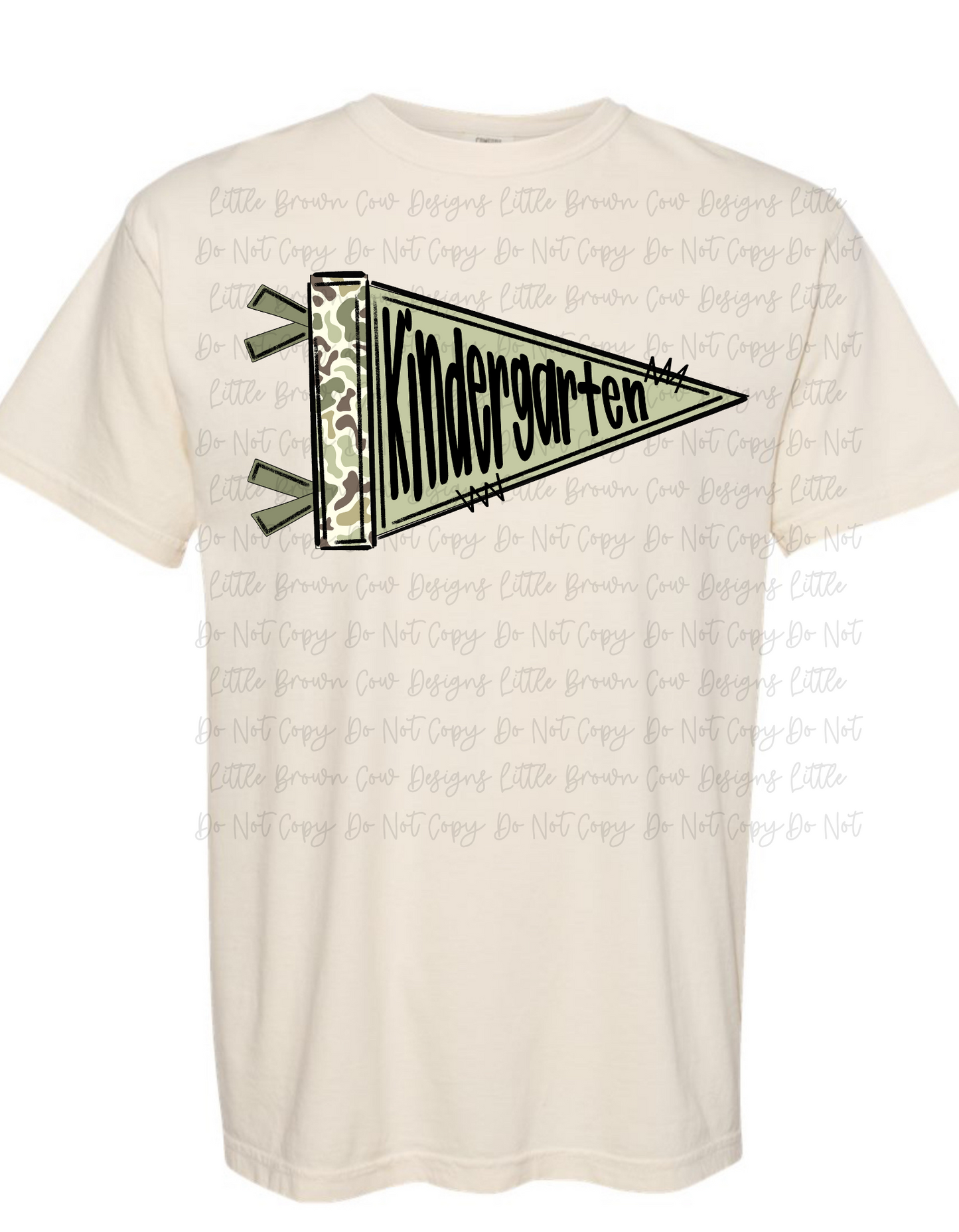 Boys Camo School Penant